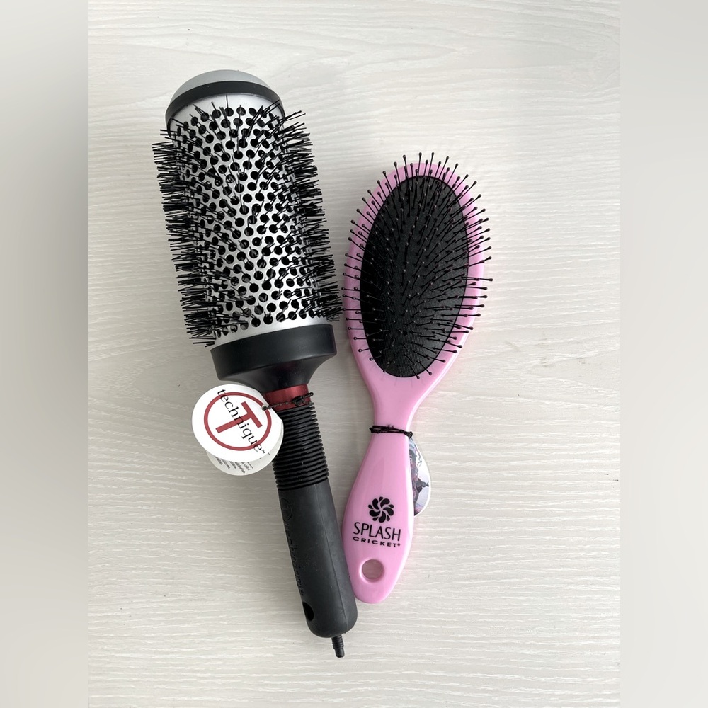 CRICKET Technique XXL Round Thermal & Splash Detangle Hair Brushes